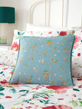 Dreams & Drapes red poppy velvet cushion 43cm, UK version