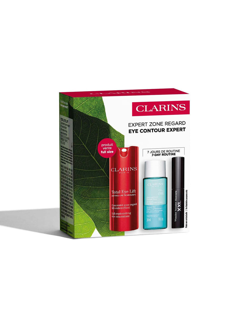 Clarins Total Eye Lift collection gift set, imported from the UK