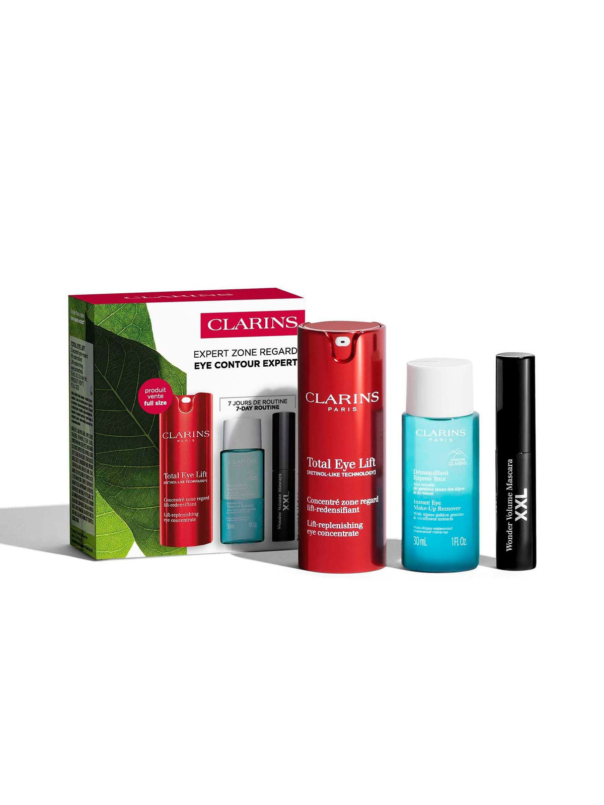 Clarins Total Eye Lift collection gift set, imported from the UK