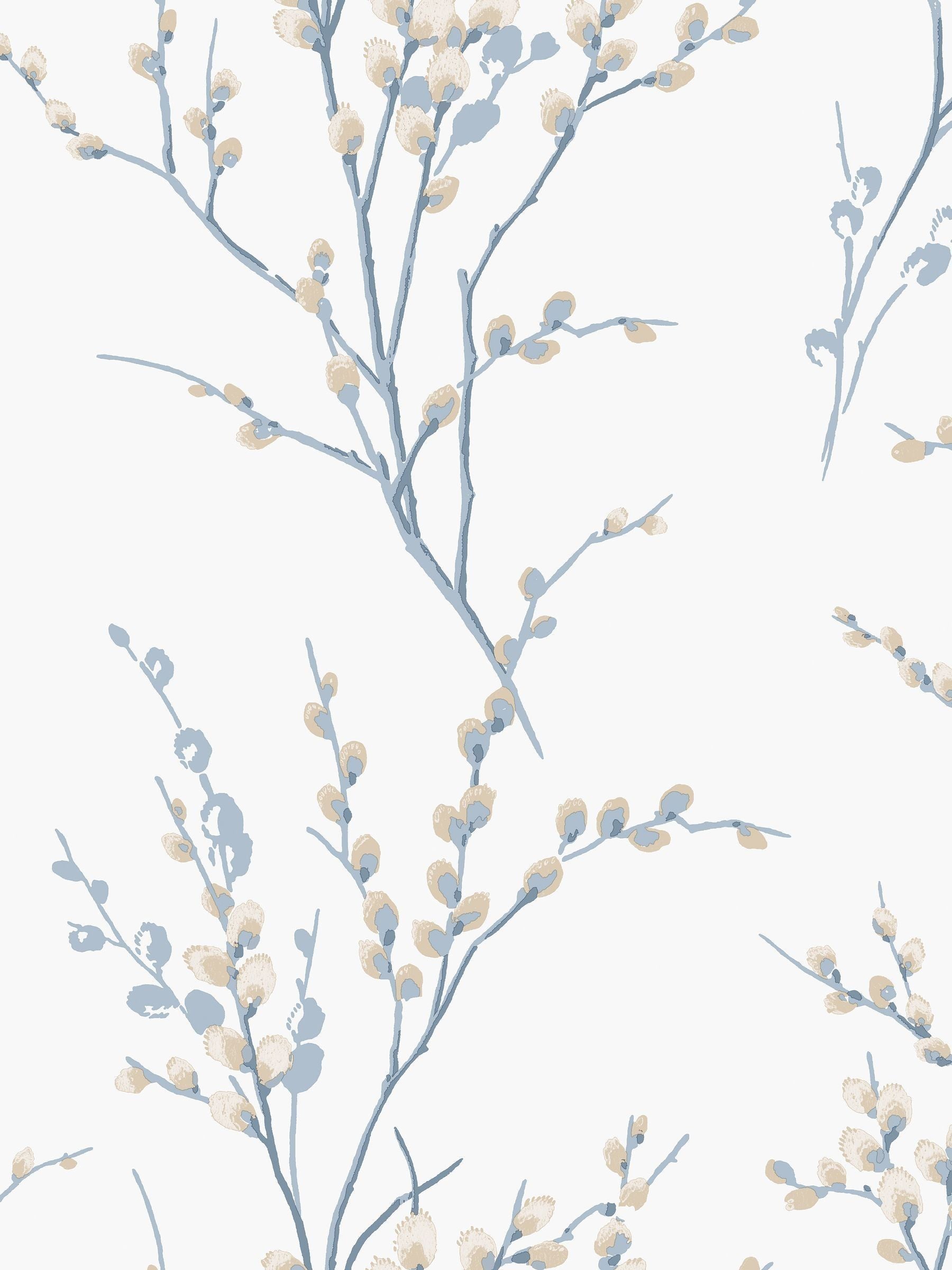 Laura Ashley Pussy Willow wallpaper sample A4, UK version