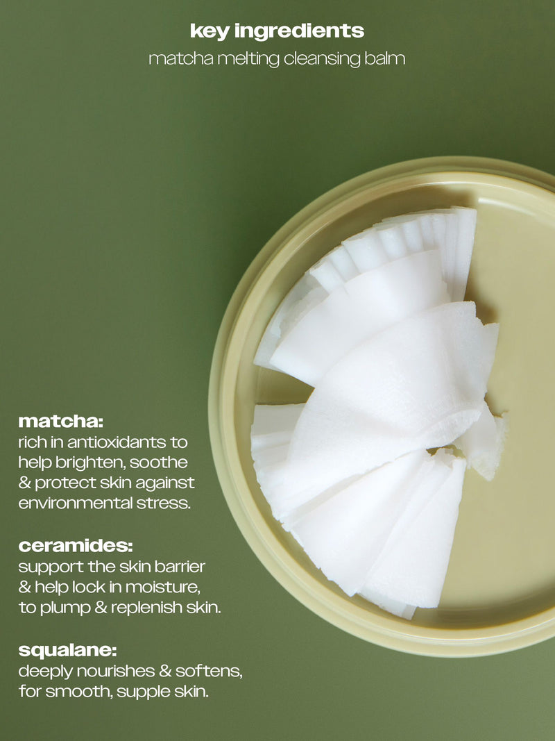 ICONIC London matcha melting cleansing balm (British brand)