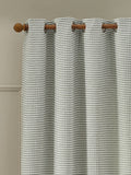 Catherine Lansfield sage green textured stab stitch curtains (British brand)