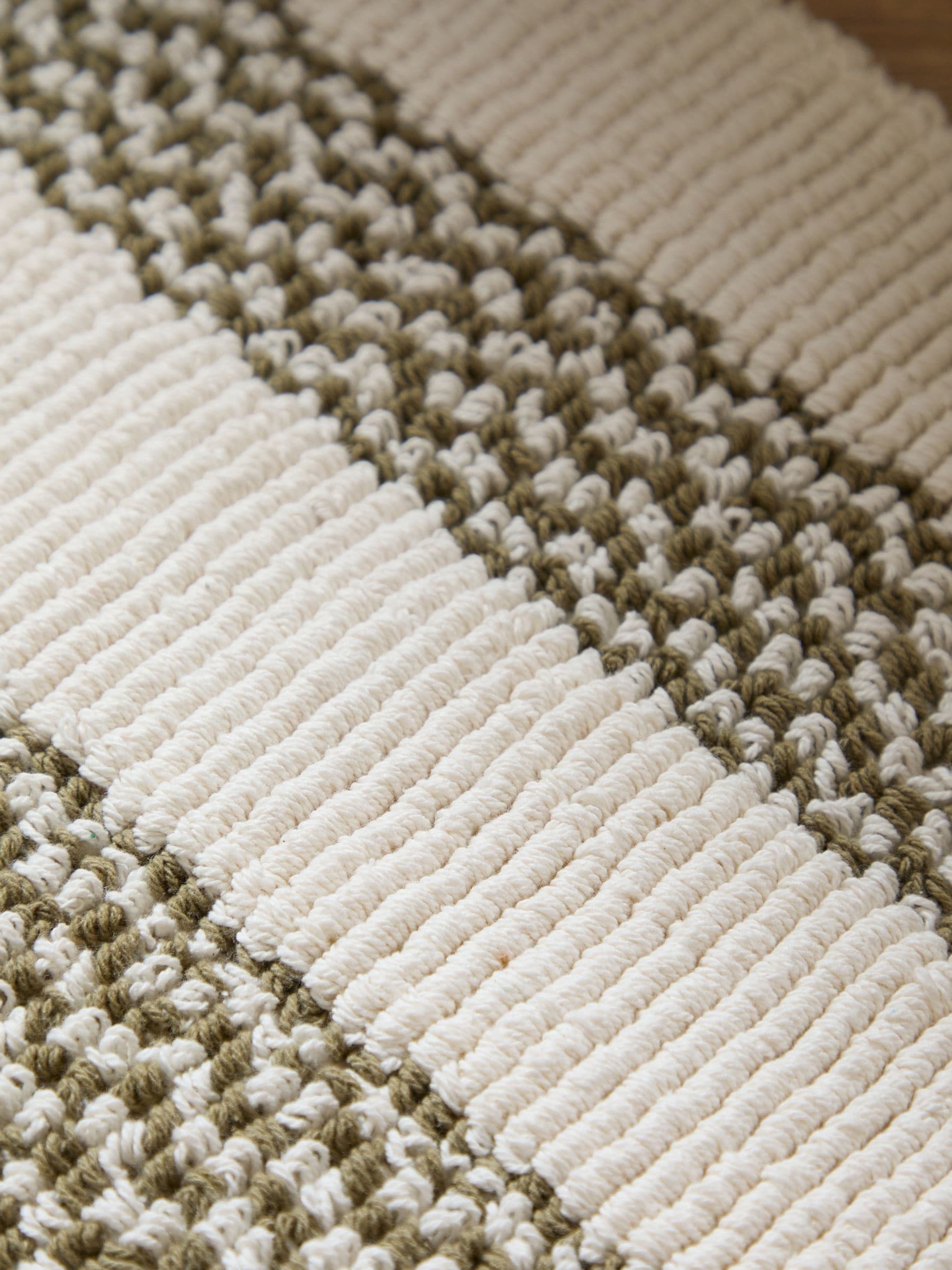 Yard Olive Hebden woven bath mat 50x80 - British product