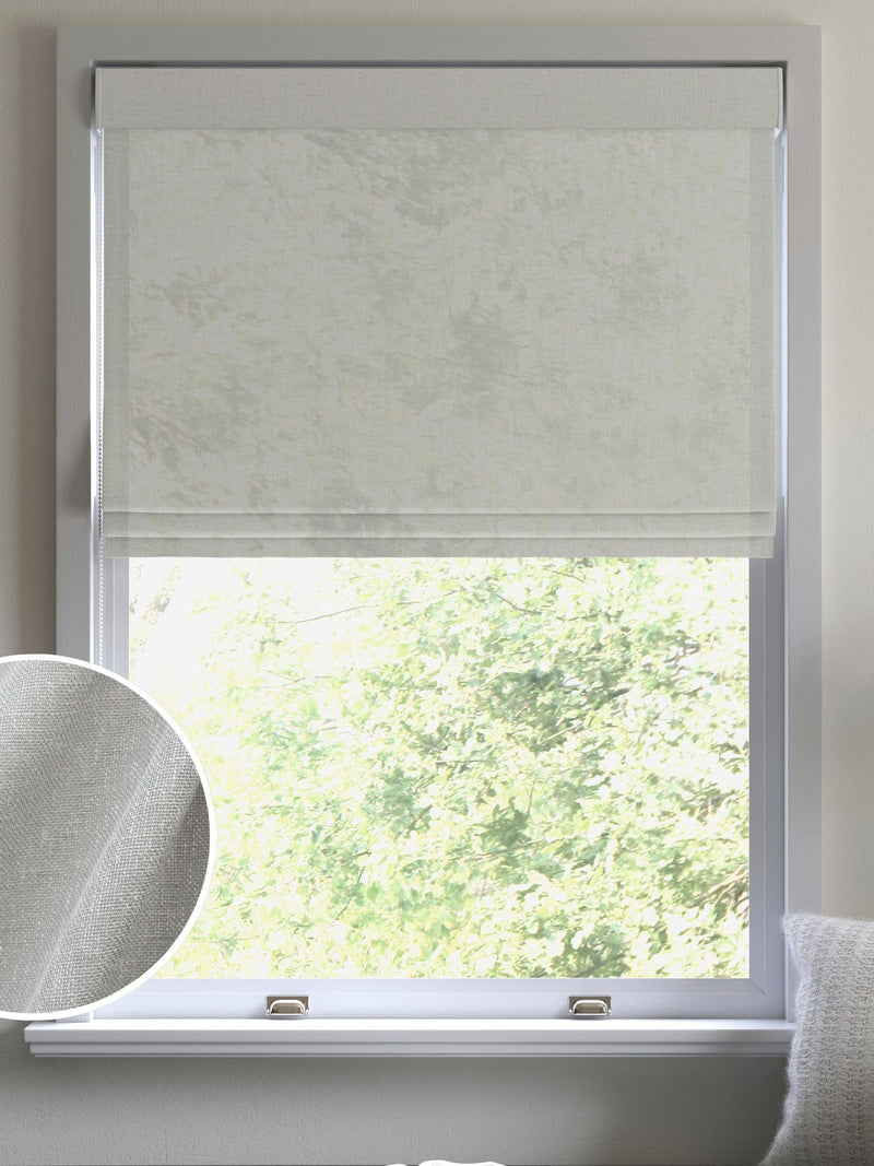 Aeris Sheer Roman Blind Pebble Grey, UK version