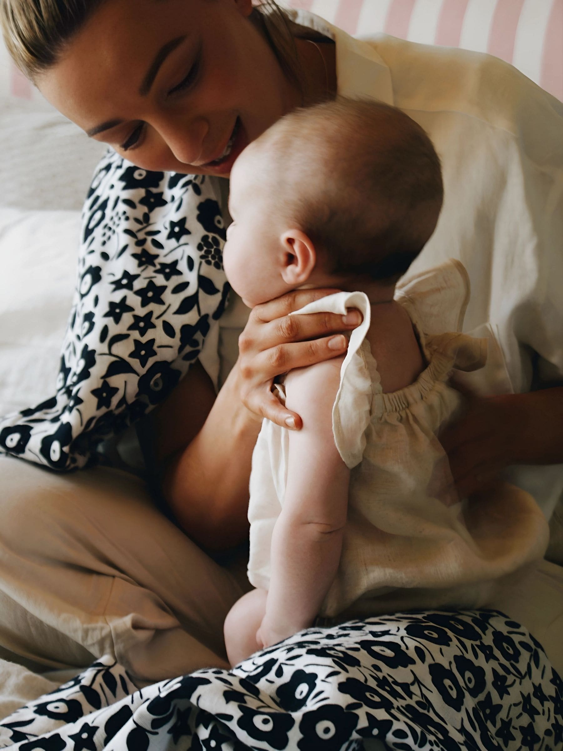 Etta Loves black and white Liberty muslin squares - British product