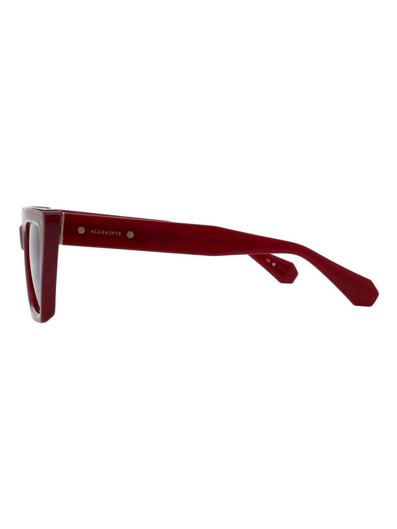 AllSaints BLAIR red cat-eye sunglasses 55/19-140, UK version