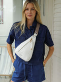 Luella Grey Tan Brown Darla Weekend Cross-Body Bag