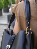 Luella Grey Andrea black hobo tote bag (British brand)