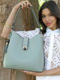 Luella Grey Andrea Black Hobo Tote Bag