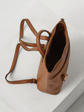Luella Grey Brown Ella small casual backpack - British product