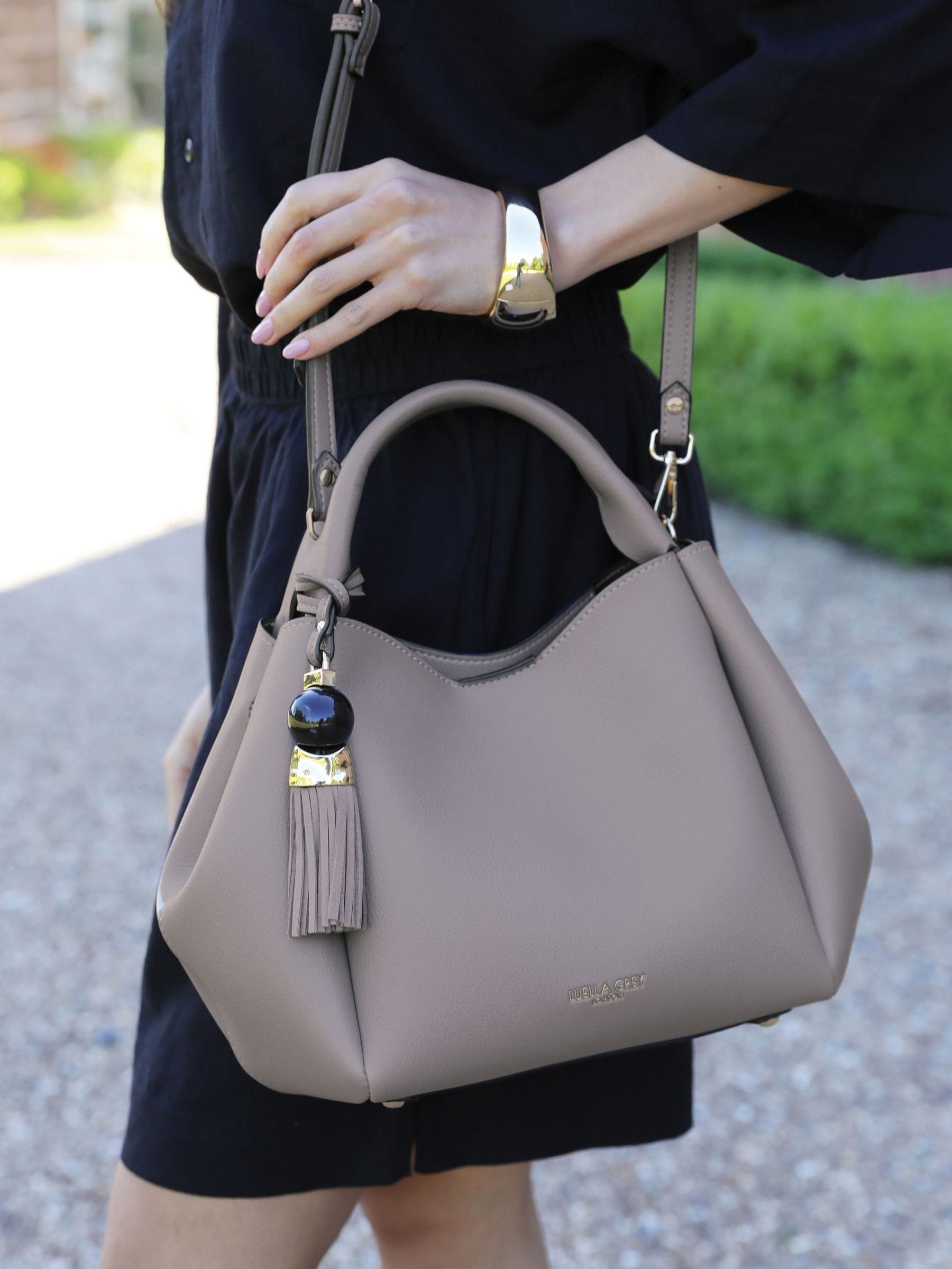 Luella Grey Adele cross-body bag in grey, UK version