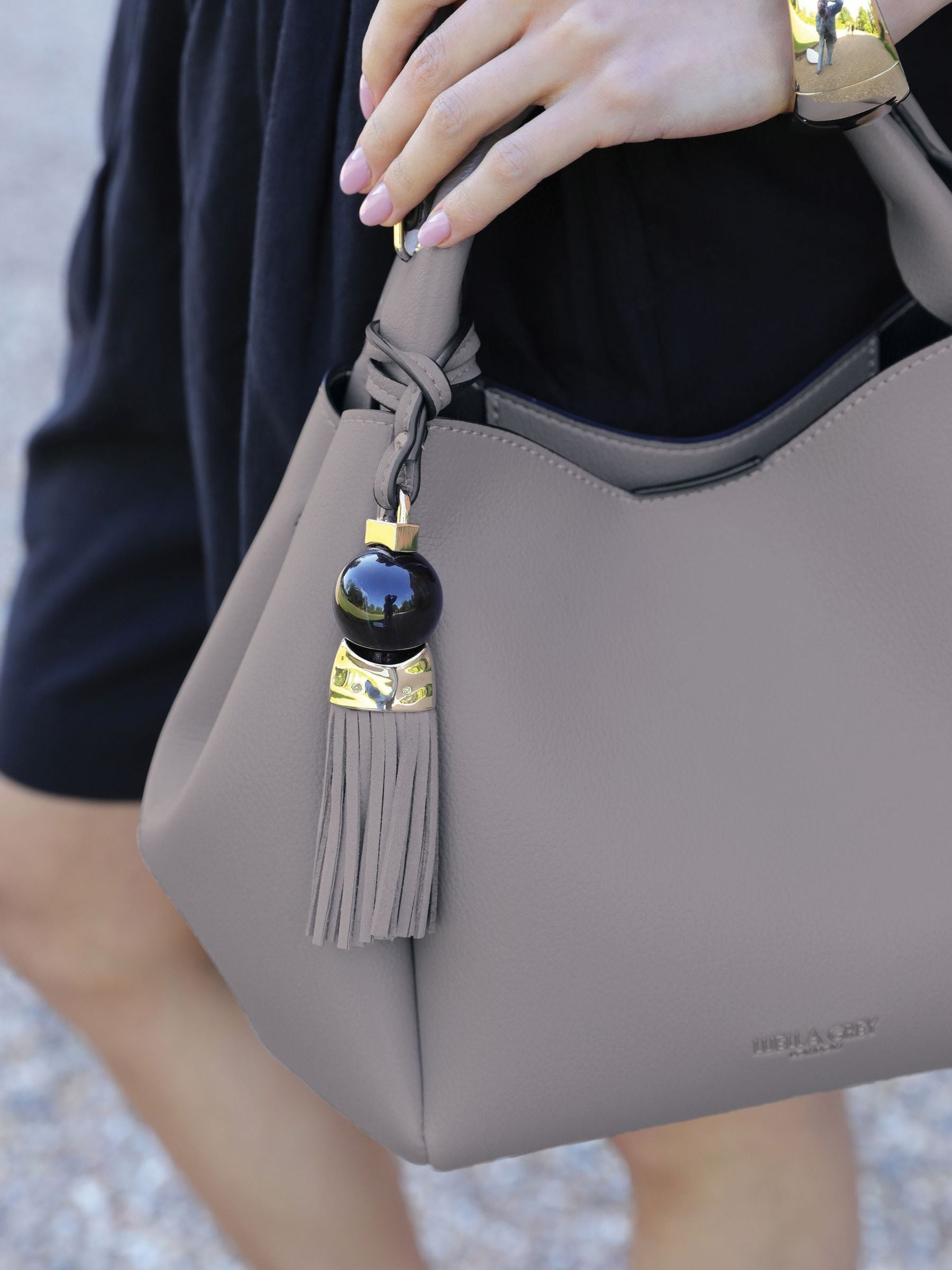 Luella Grey Adele cross-body bag in grey, UK version