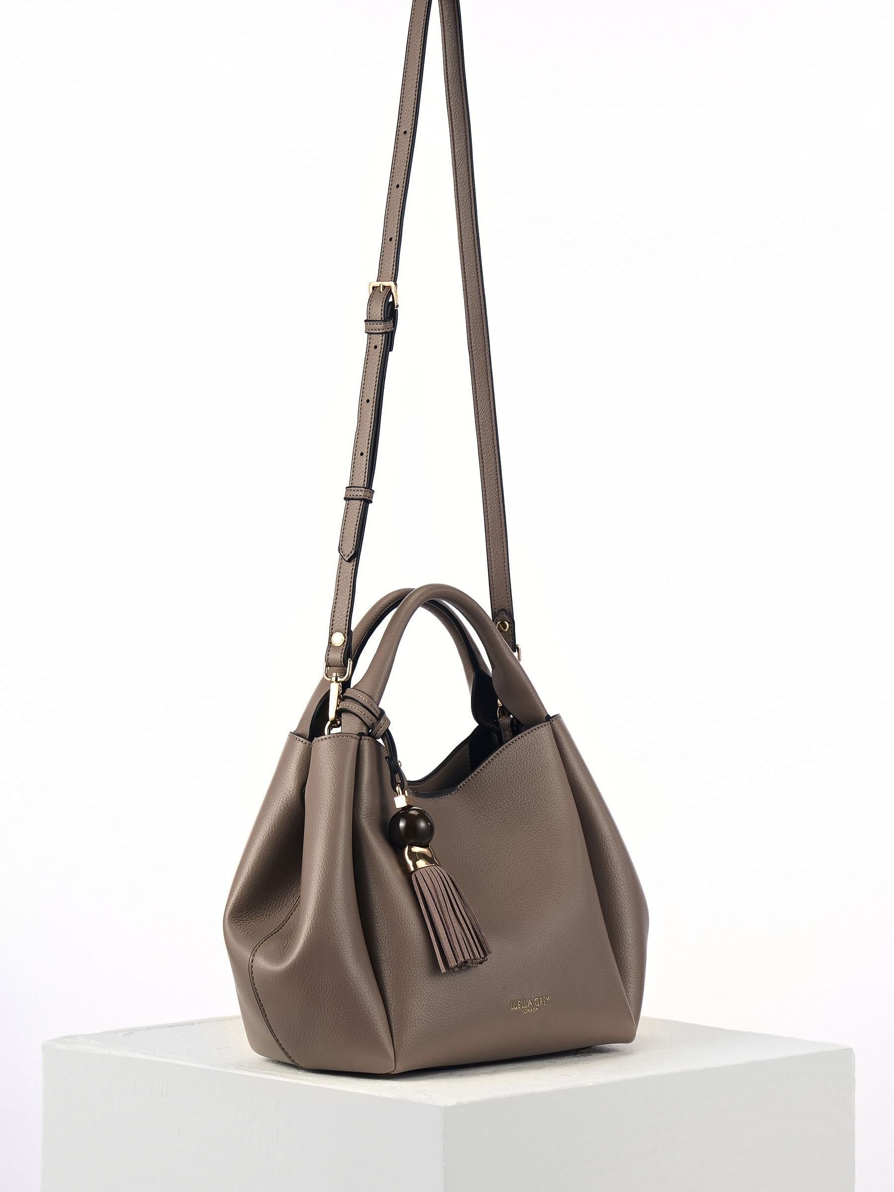 Luella Grey Adele cross-body bag in grey, UK version