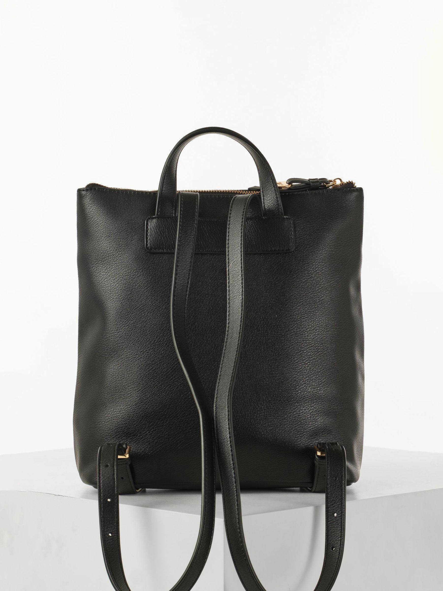 Luella Grey Black Ella Small Casual Backpack