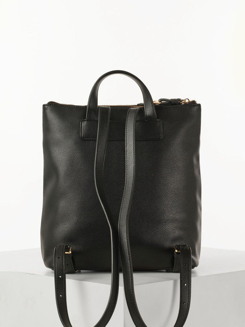 Luella Grey Black Ella Small Casual Backpack