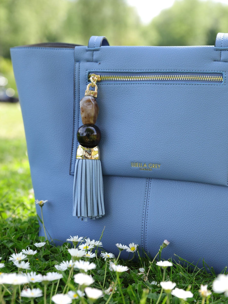 Luella Grey Catalina casual tote bag with pouch (British brand)