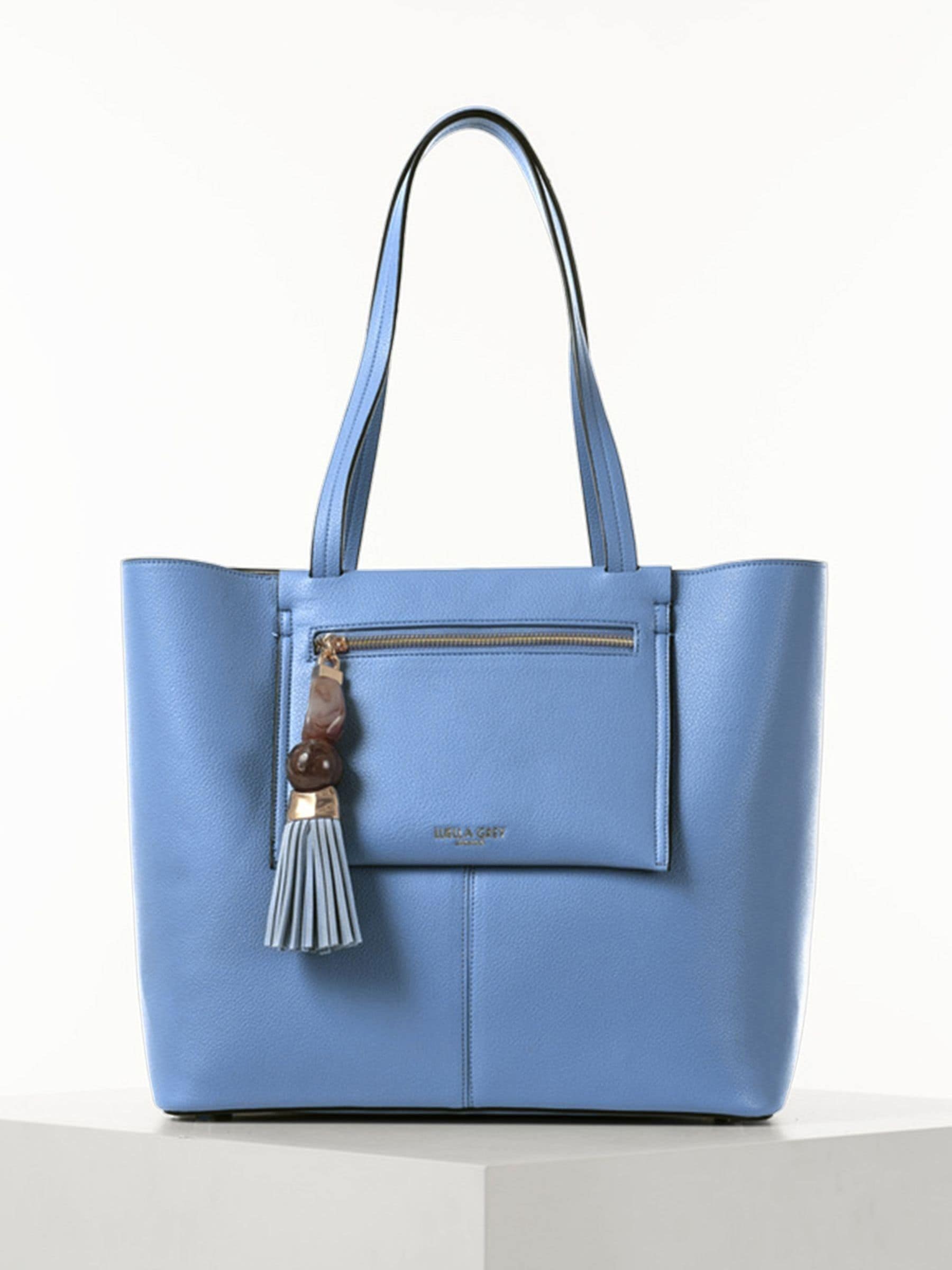 Luella Grey Catalina casual tote bag with pouch (British brand)