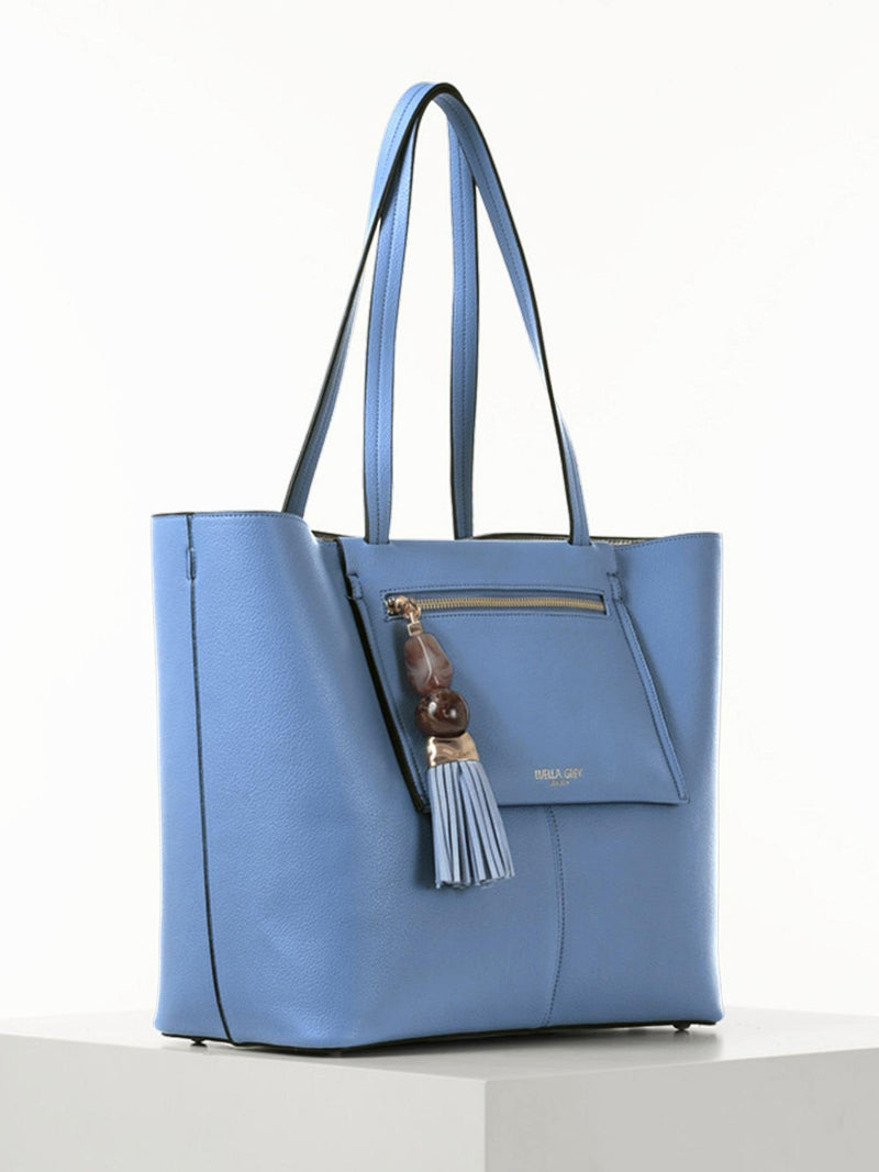 Luella Grey Catalina casual tote bag with pouch (British brand)