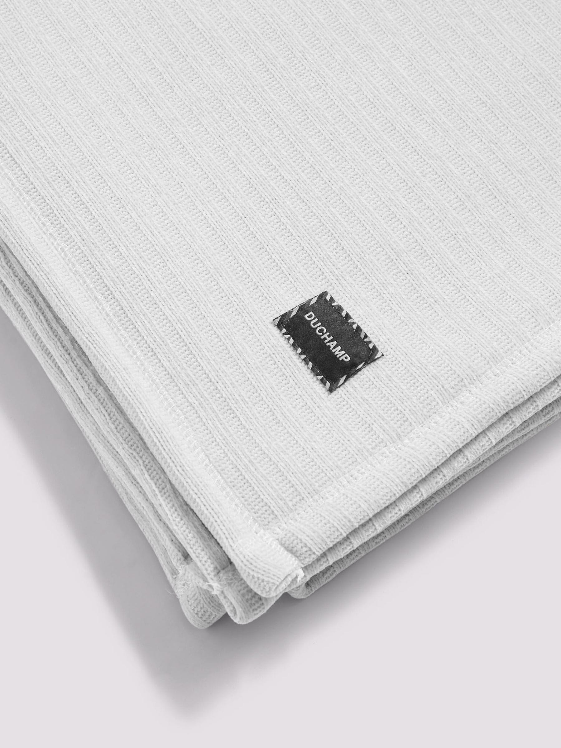Duchamp Dawn Blue fleece throw 130x170cm, imported from the UK