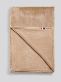 U.S. Polo Assn. camel fleece throw 150x200 cm (British brand)