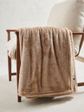 U.S. Polo Assn. camel fleece throw 150x200 cm (British brand)