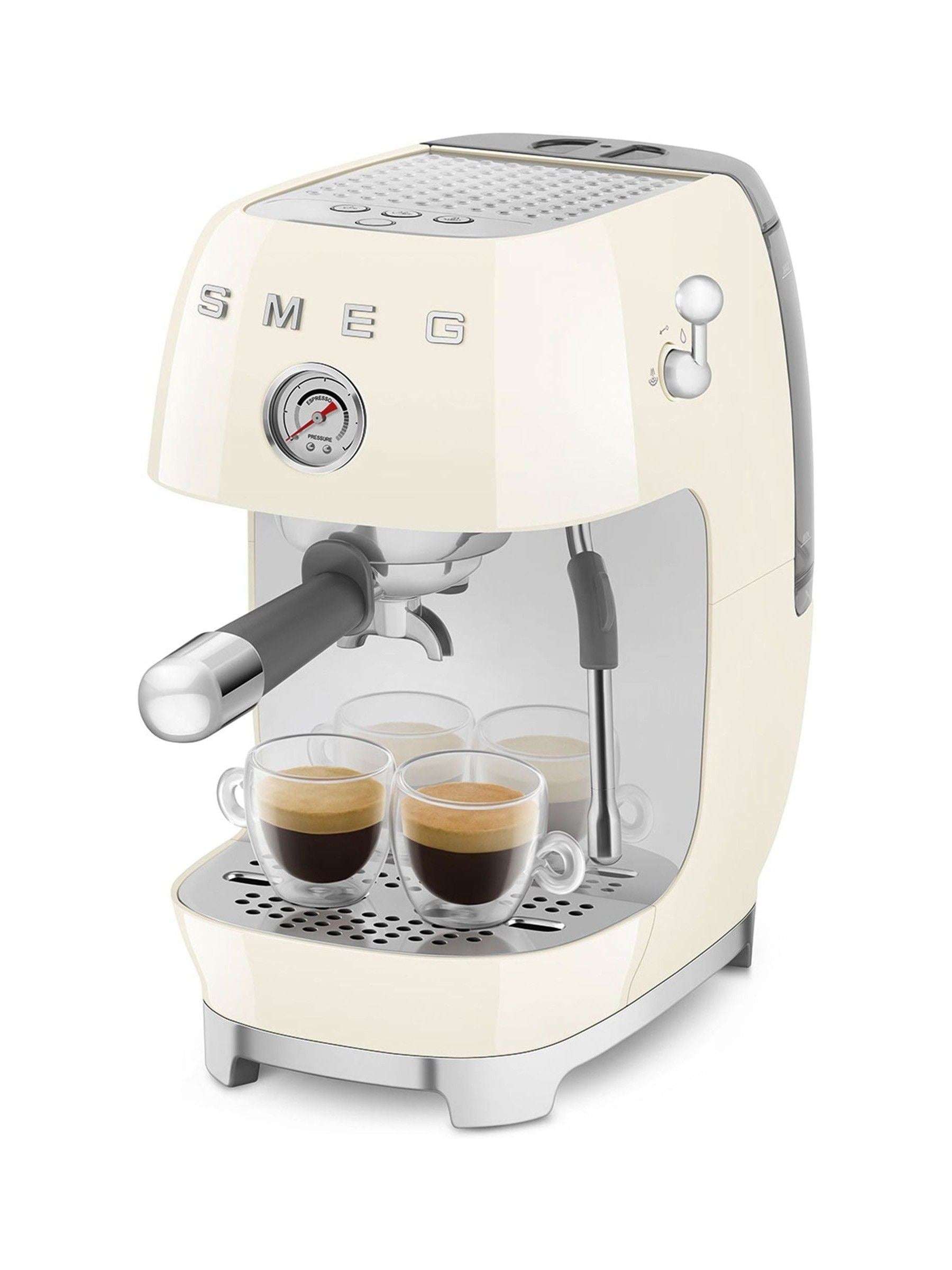 Smeg Cream Espresso and Cold Brew Coffee Machine