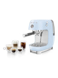 Smeg Pastel Blue Espresso and Cold Brew Coffee Machine