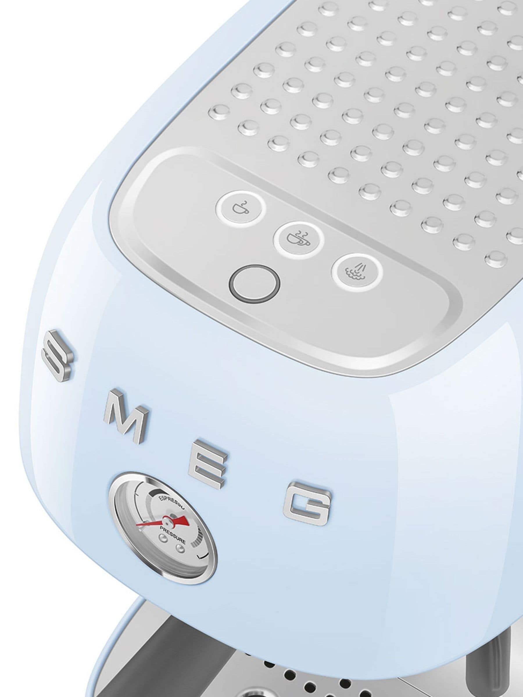 Smeg Pastel Blue Espresso and Cold Brew Coffee Machine