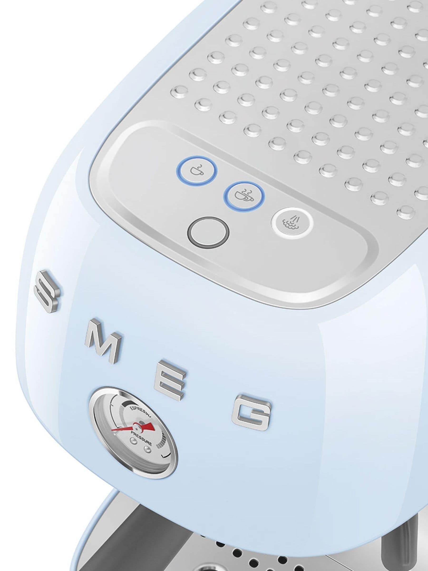 Smeg Pastel Blue Espresso and Cold Brew Coffee Machine