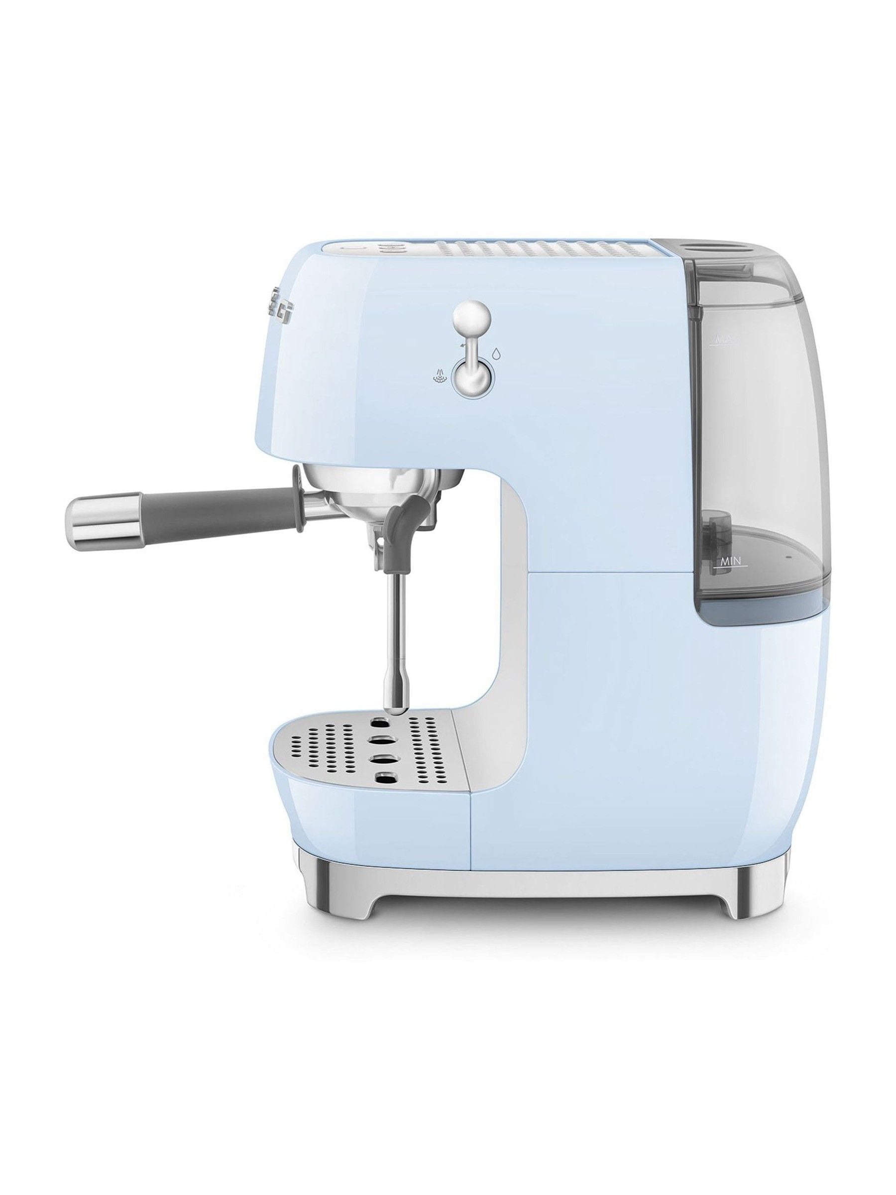 Smeg Pastel Blue Espresso and Cold Brew Coffee Machine