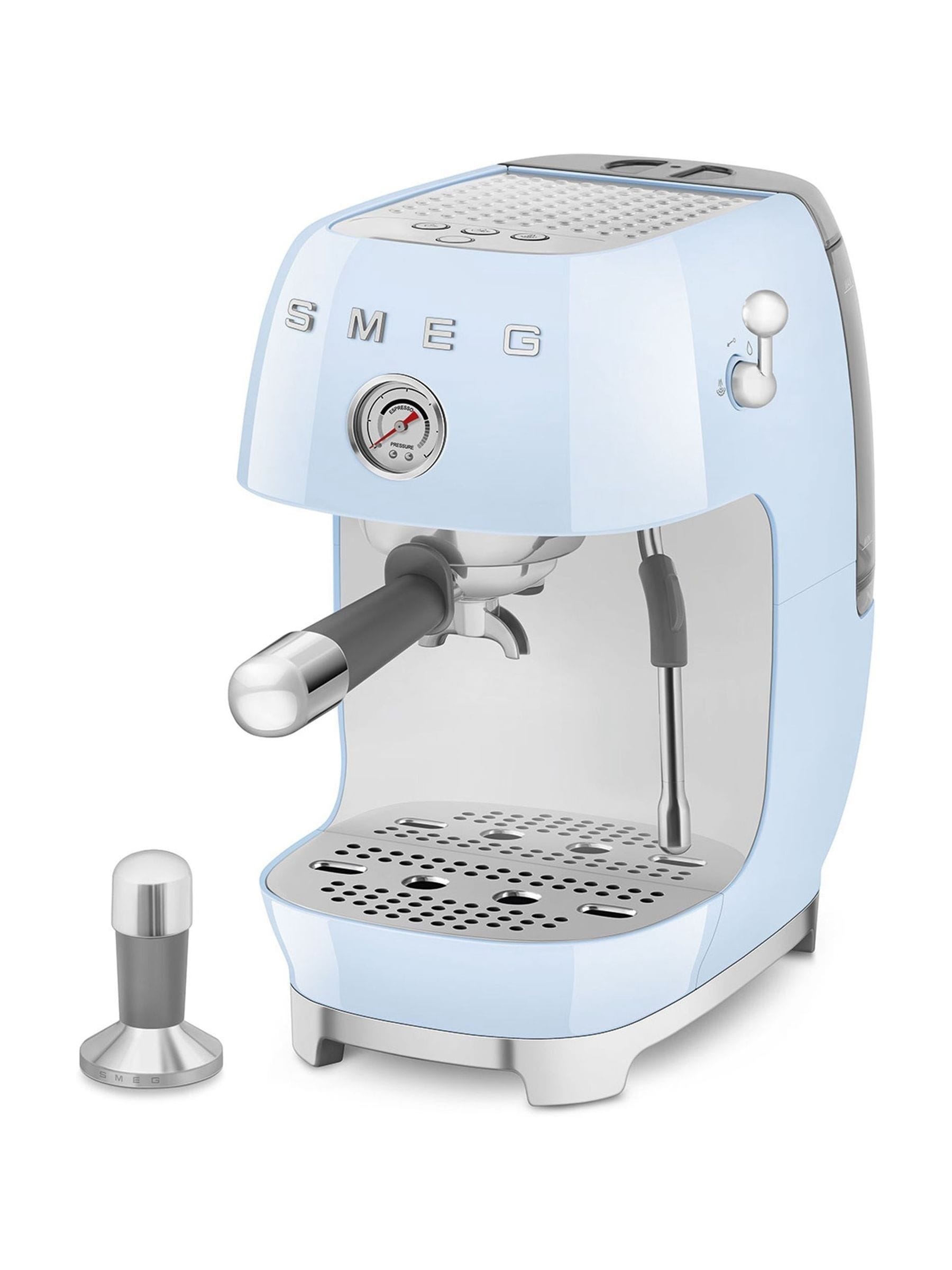 Smeg Pastel Blue Espresso and Cold Brew Coffee Machine