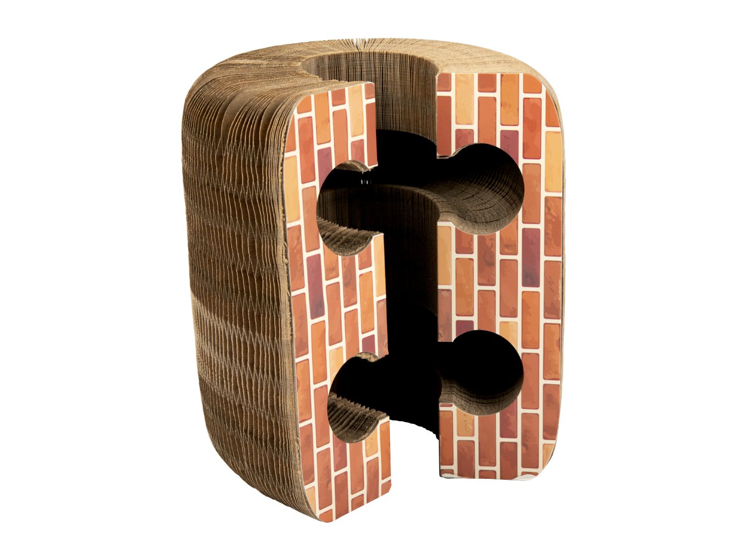 3-in-1 cat scratching board with catnip toys, imported from the UK