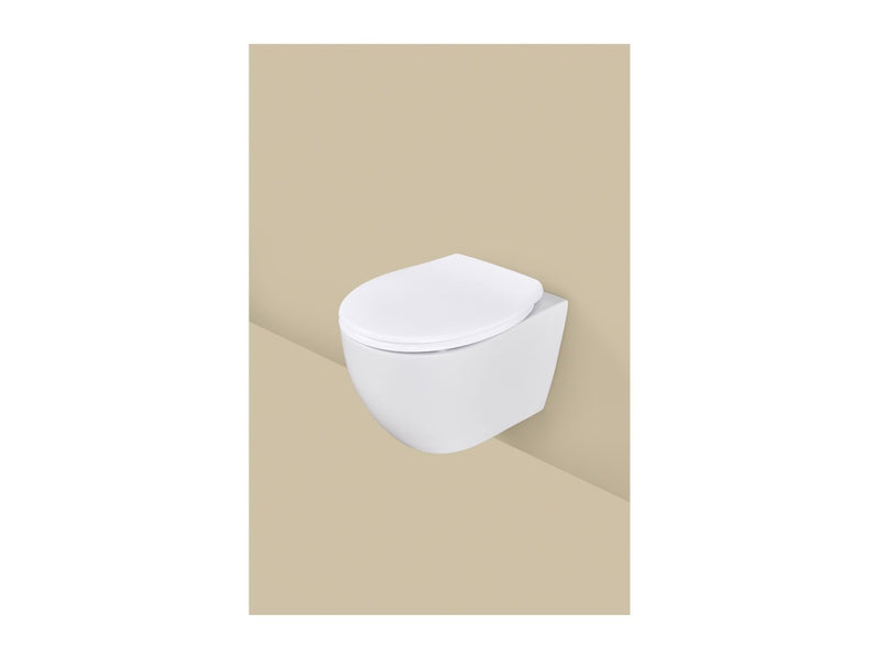 Duroplast toilet seat with soft-close mechanism - British product