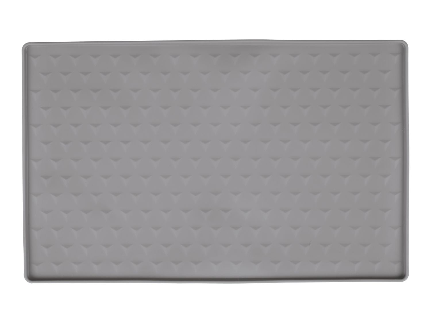 Feeding mat for pet bowls with raised edge (British brand)