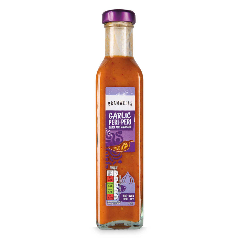 Garlic peri peri sauce and marinade (British brand)