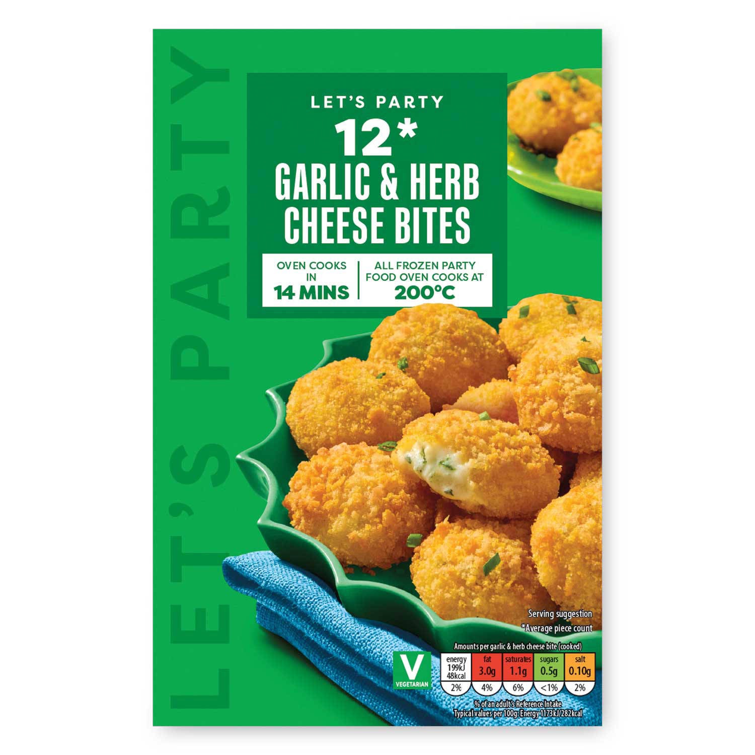 Garlic & Herb Cheese Bites 12 Pack, UK version