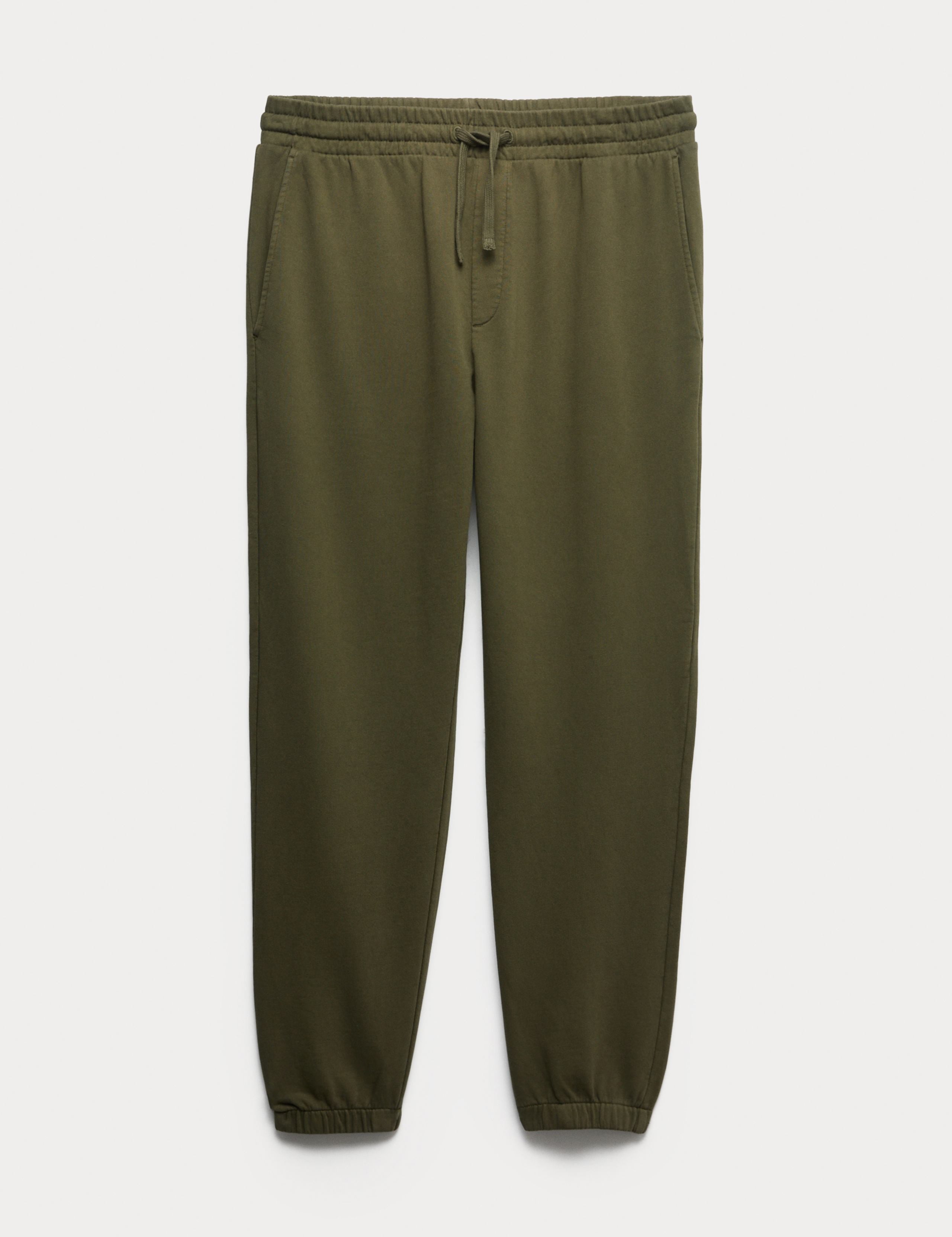 M&S Collection garment dyed pure cotton joggers, UK version