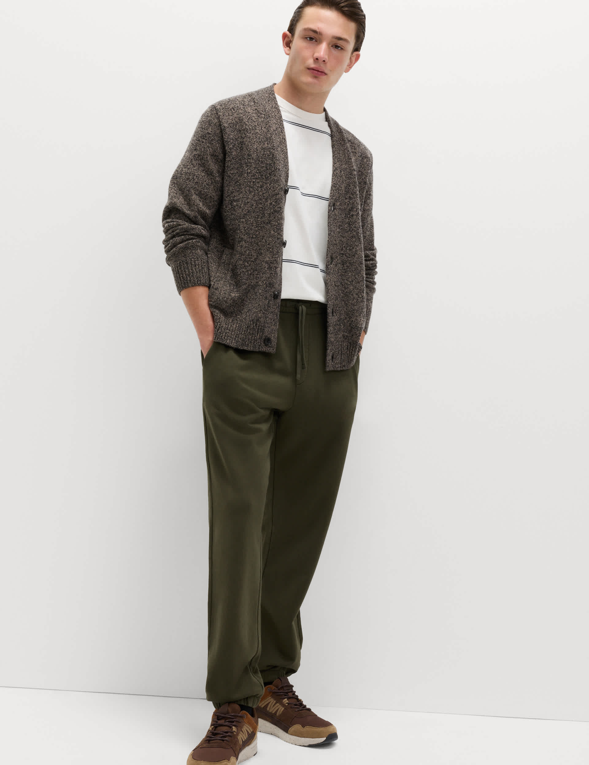 M&S Collection garment dyed pure cotton joggers, UK version