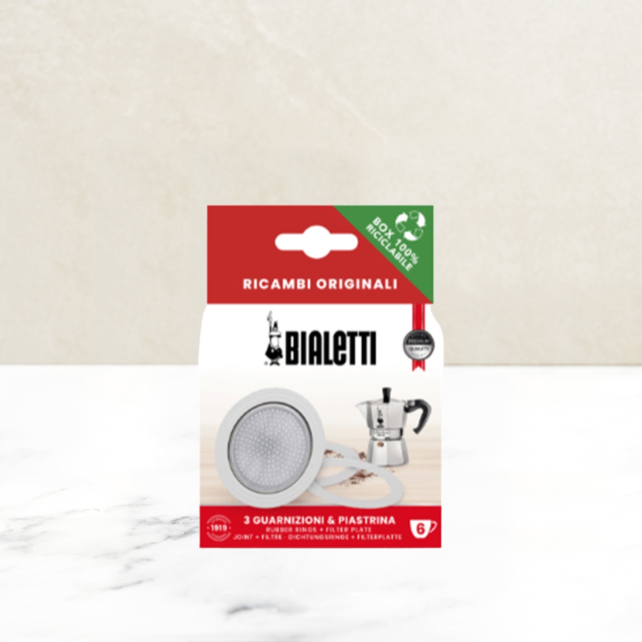 Bialetti Moka Pot Gasket  Filter