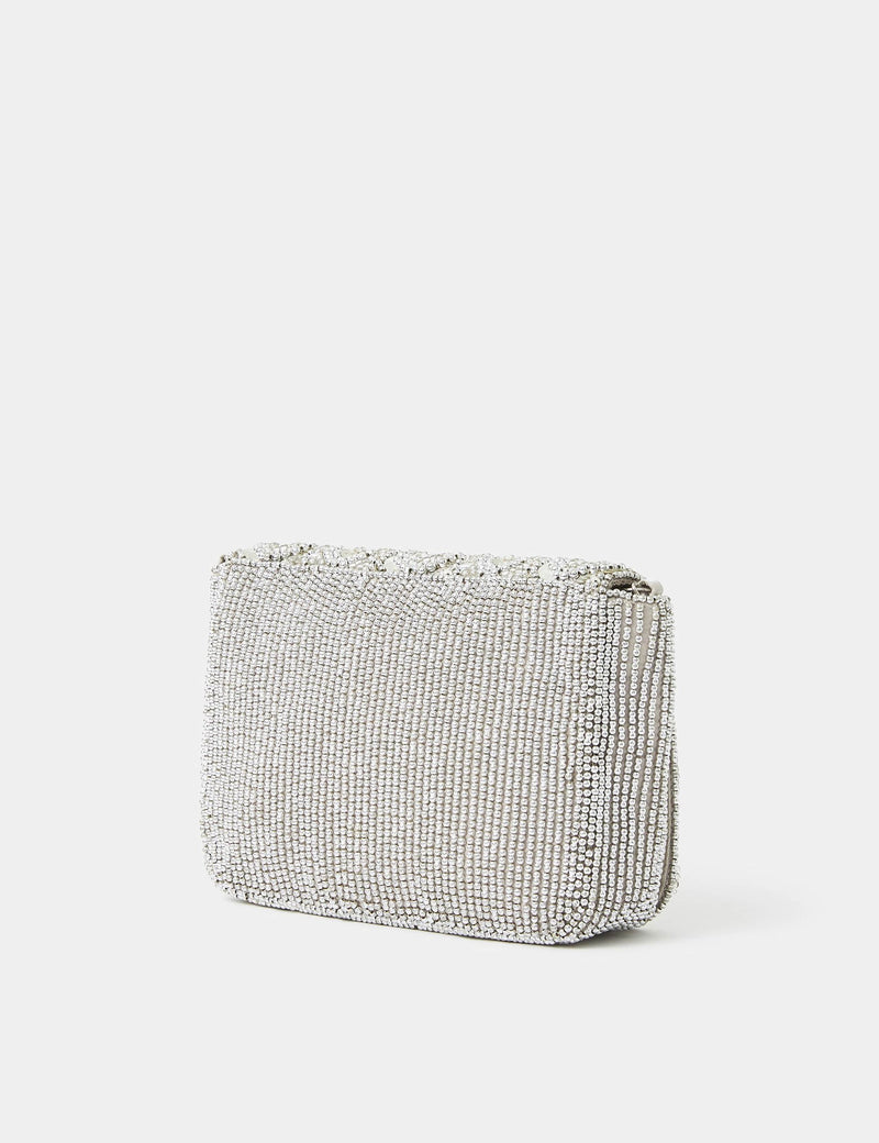 Accessorize geometric beaded clutch bag, imported from the UK