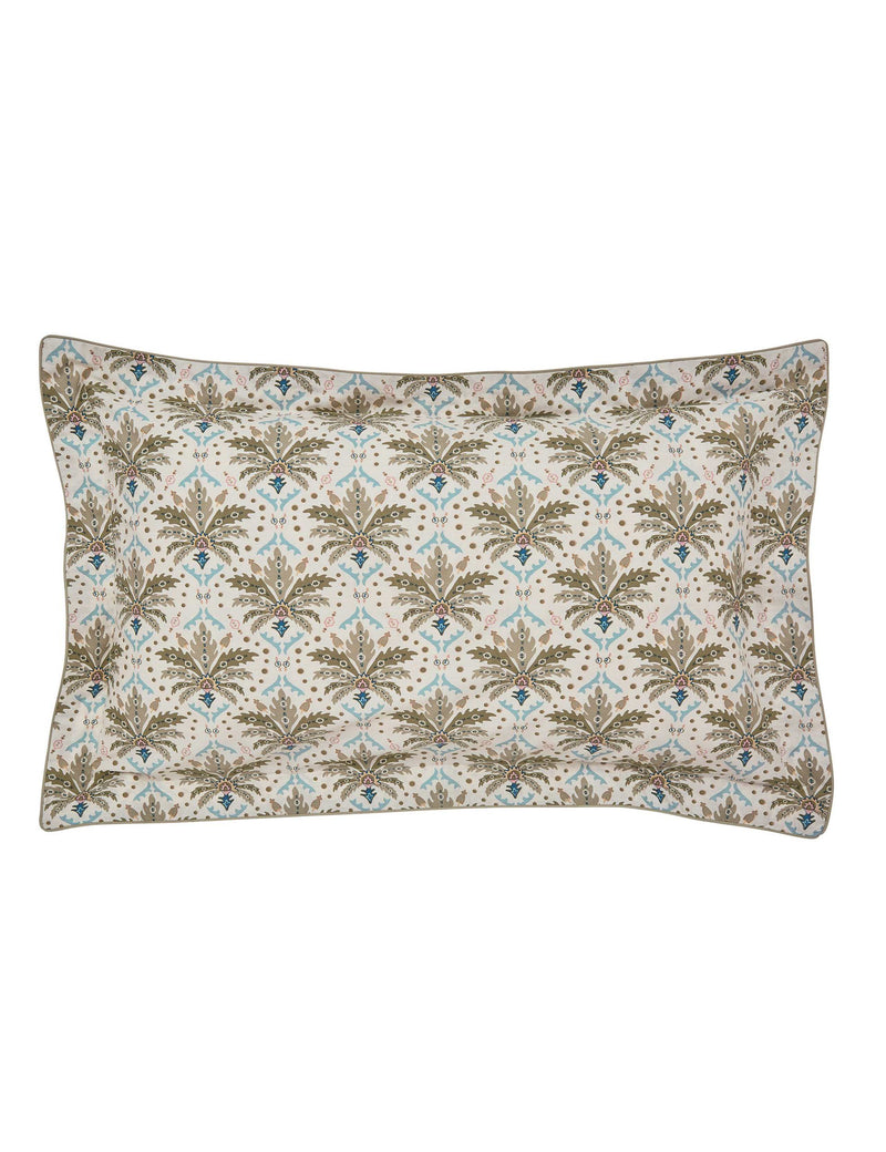 Geometric palm print bedding set, imported from the UK