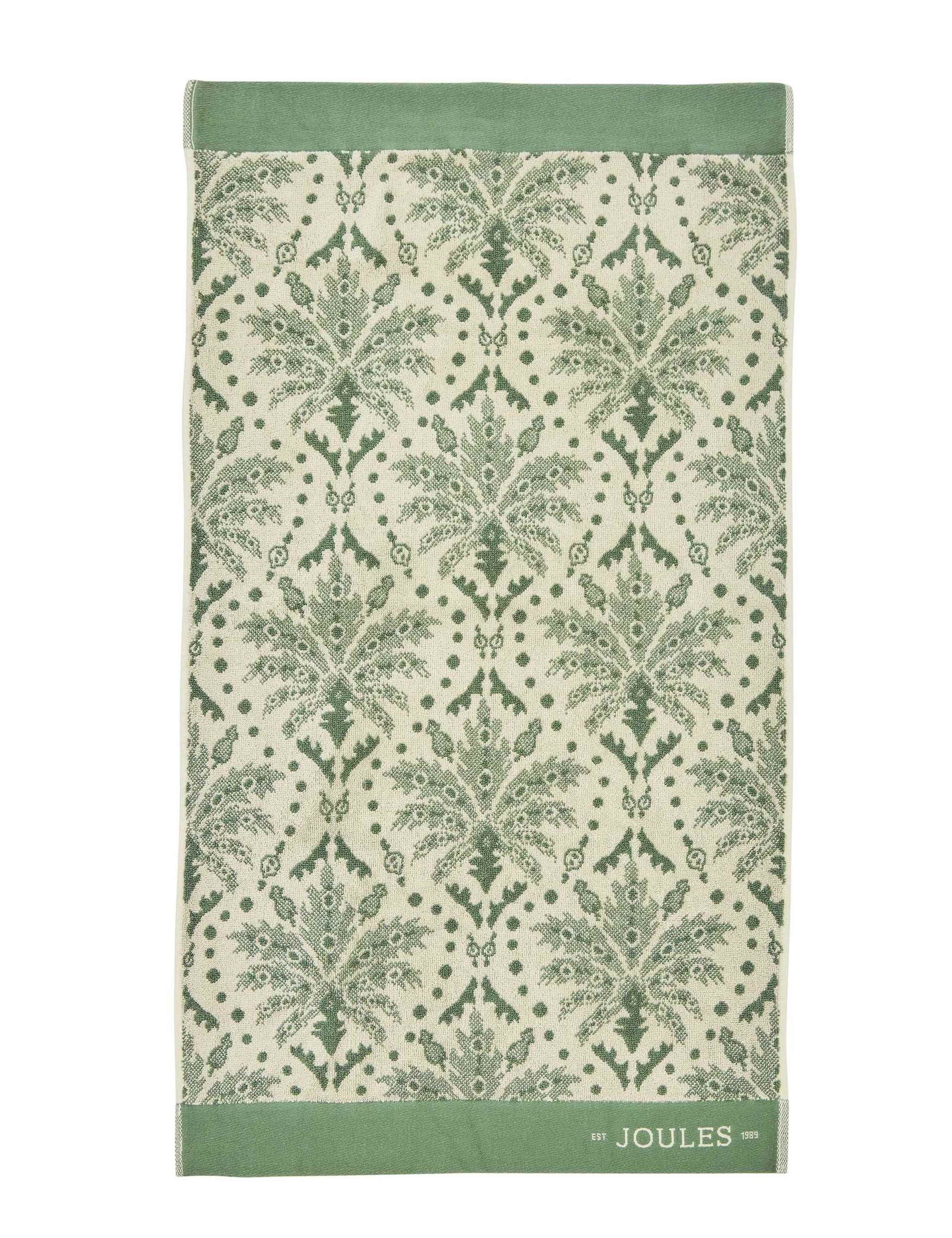 Geometric Palm towel 100% cotton, UK version