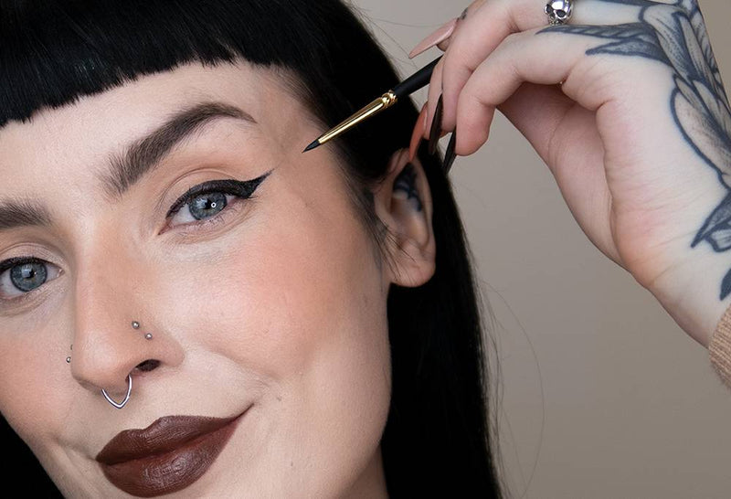 Lush Get In There eyeliner brush, imported from the UK