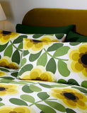 Giant water lily reversible bedding set, imported from the UK
