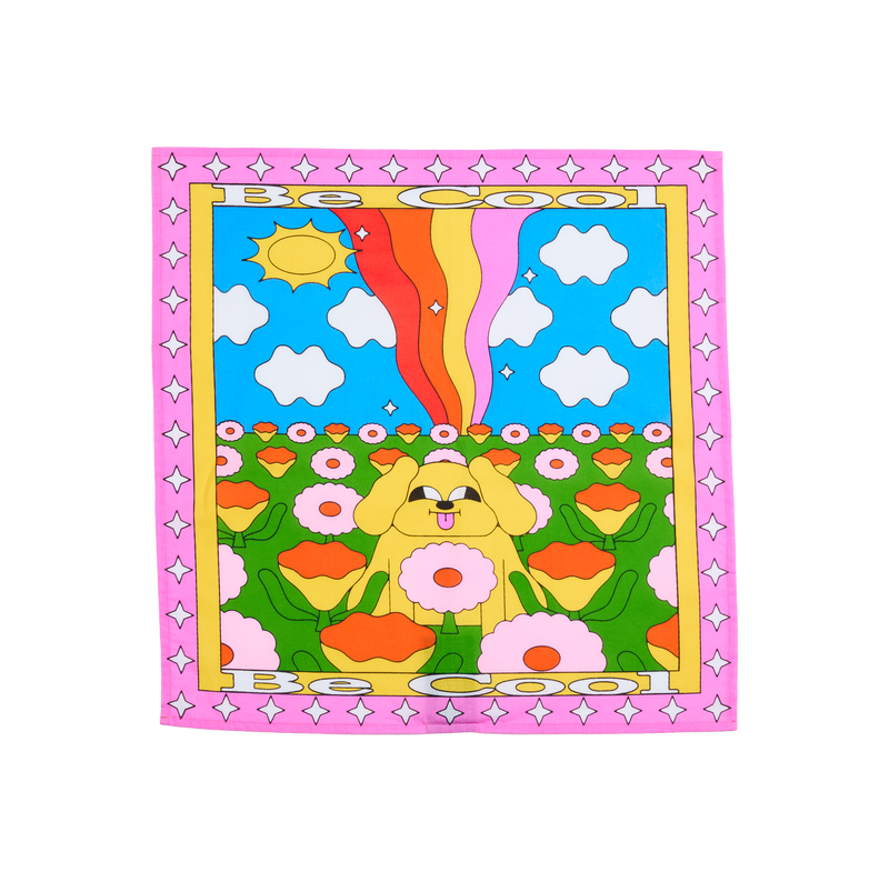 Lush Be Cool Knot Wrap gift 50x50cm - British product