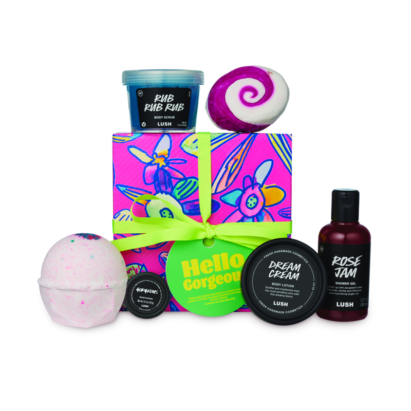 Lush Hello Gorgeous gift set with six products (British brand)