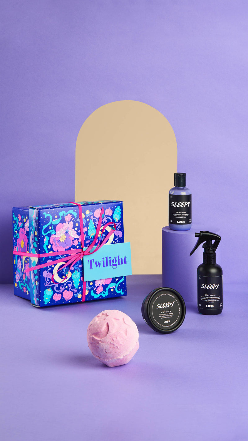 Lush Twilight gift set with Sleepy favourites, UK version