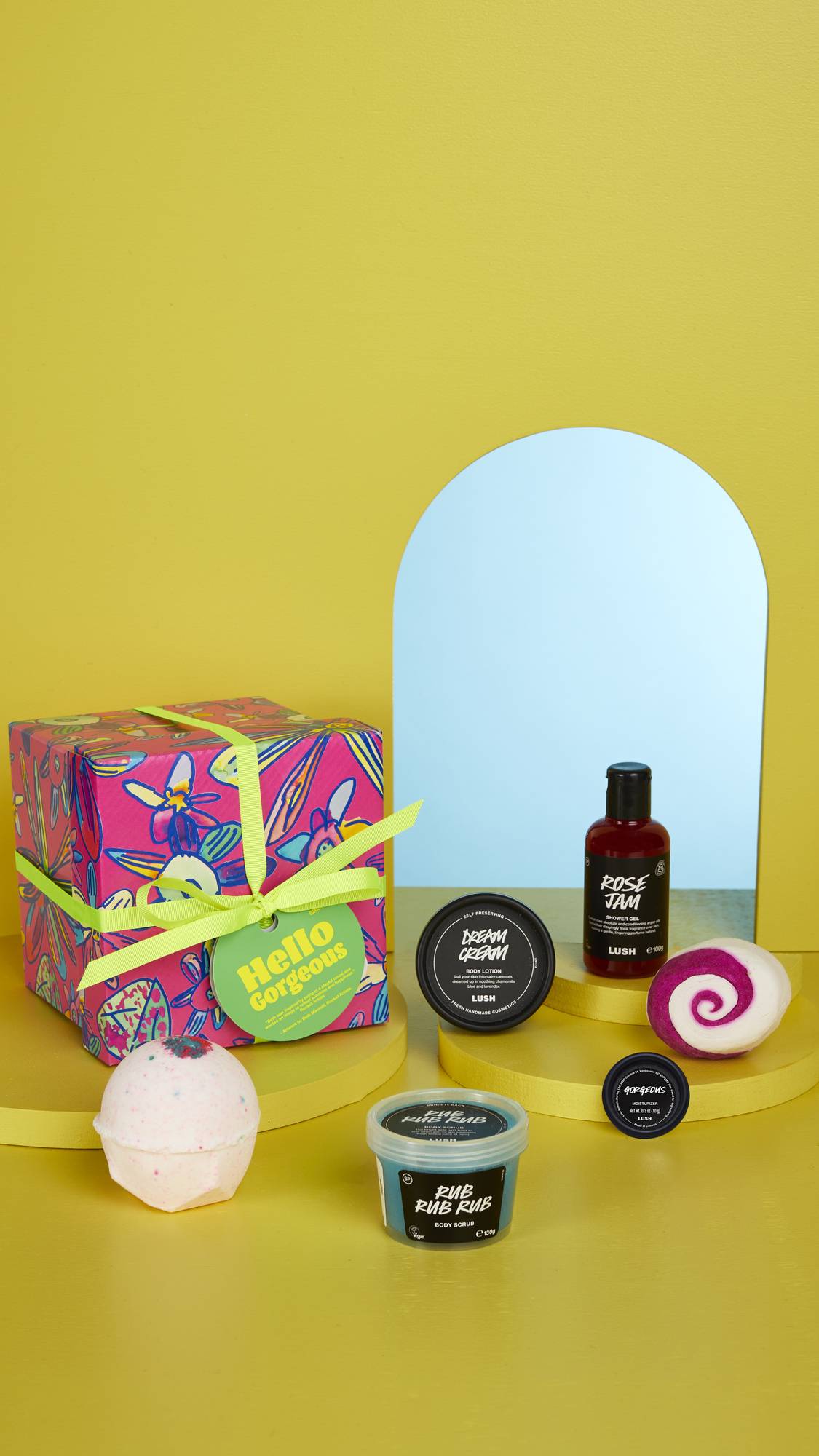Lush Hello Gorgeous gift set with six products (British brand)