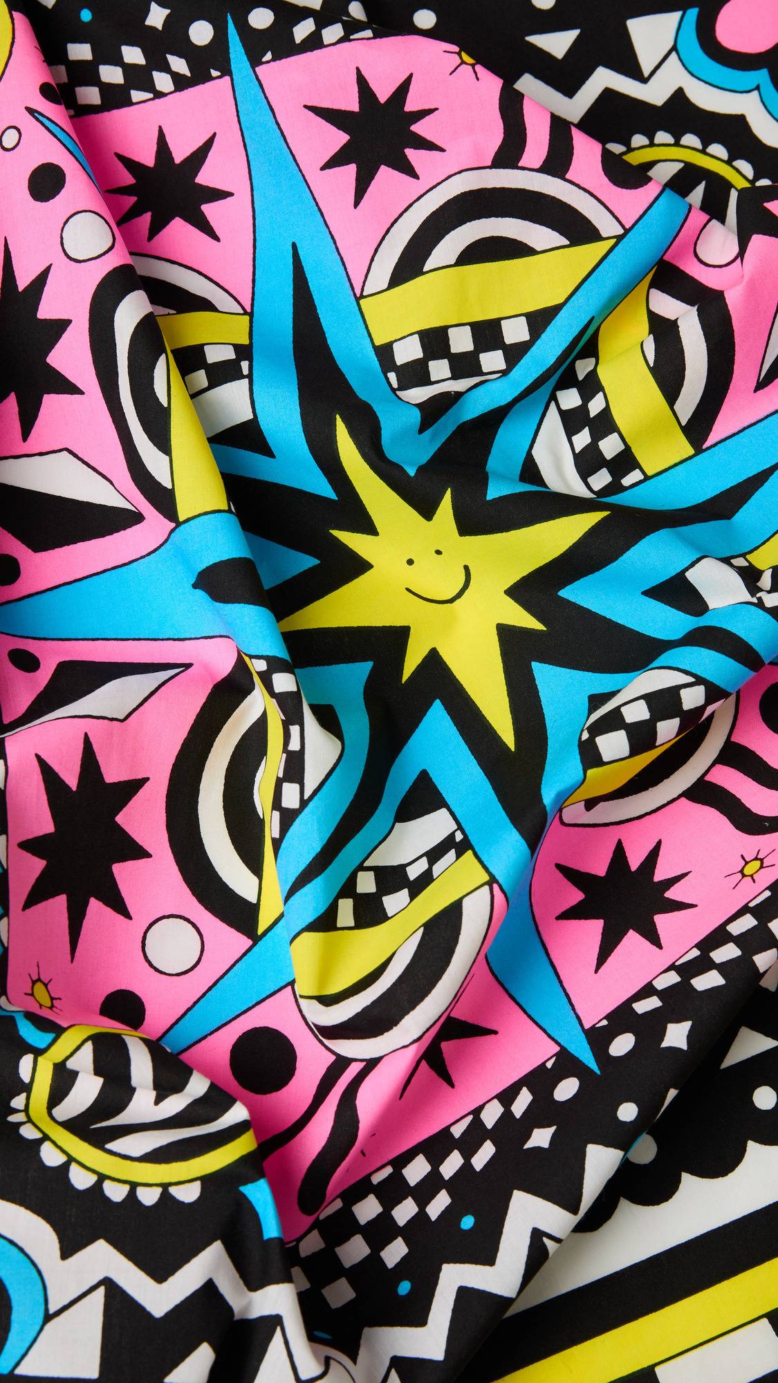 Lush Cosmic Burst knot wrap gift wrapping 70x70cm (British brand)