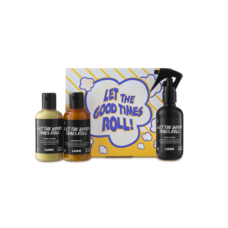Lush Let The Good Times Roll gift set, imported from the UK